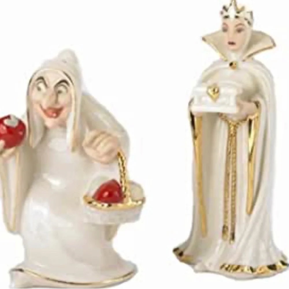 Wonderfully Wicked Disney Lenox Salt & Pepper shaker set